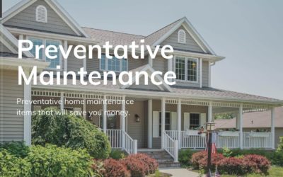 Preventative Home Maintenance (Video)